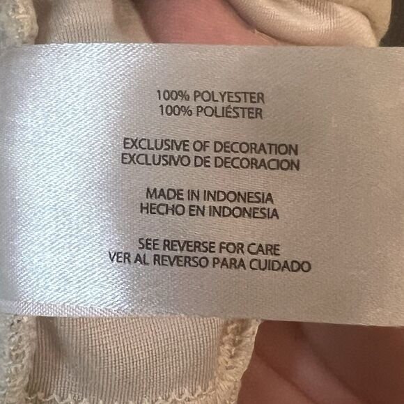 EDDIE BAUER Sweater Mens Size L Oatmeal Knit Fleece 1/4 Snap Pullover Outdoor - Picture 5 of 10